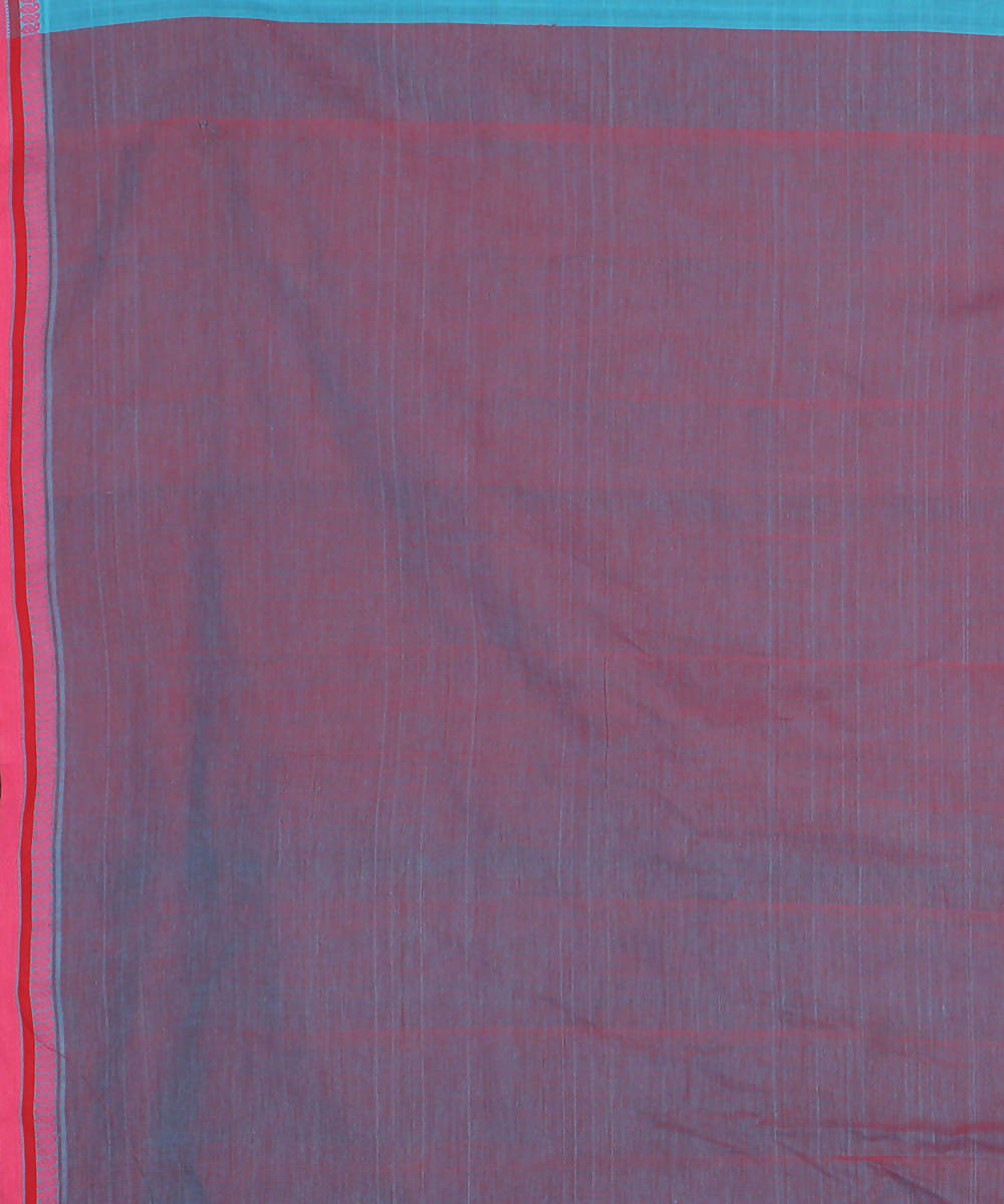 Light blue cotton handwoven saree