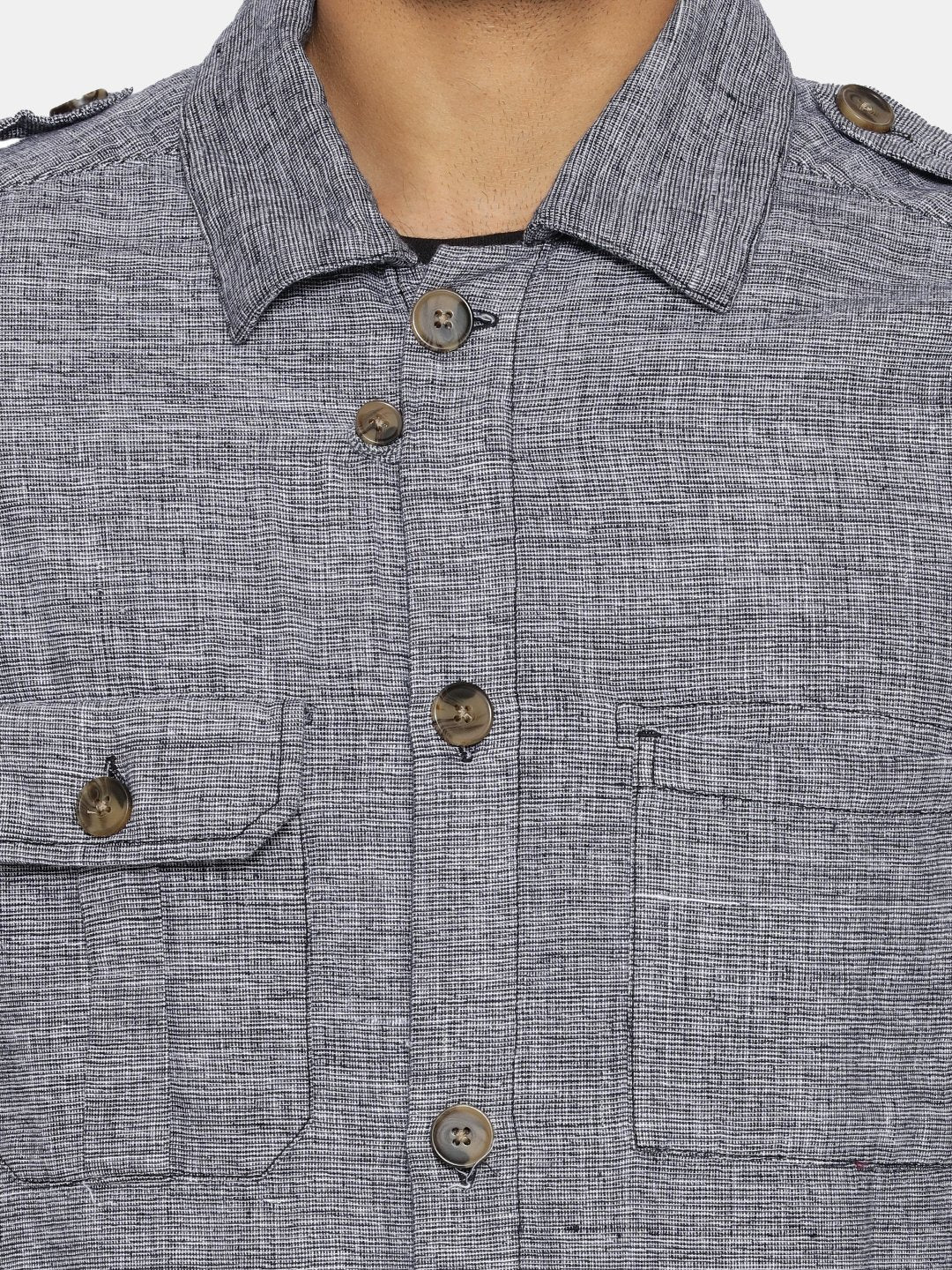 Grey khaki traveller jacket