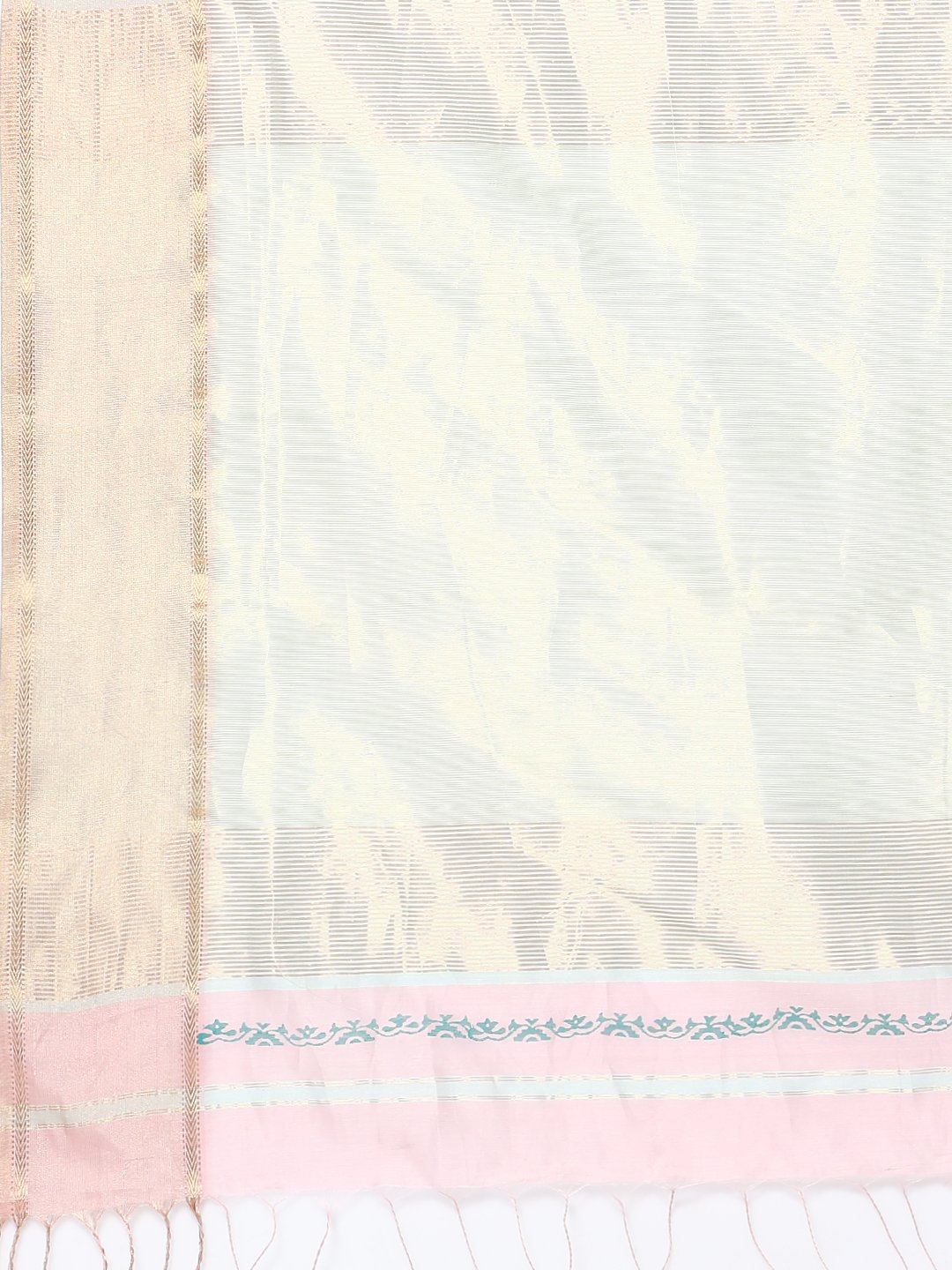 Pink silk cotton printed maheshwari saree