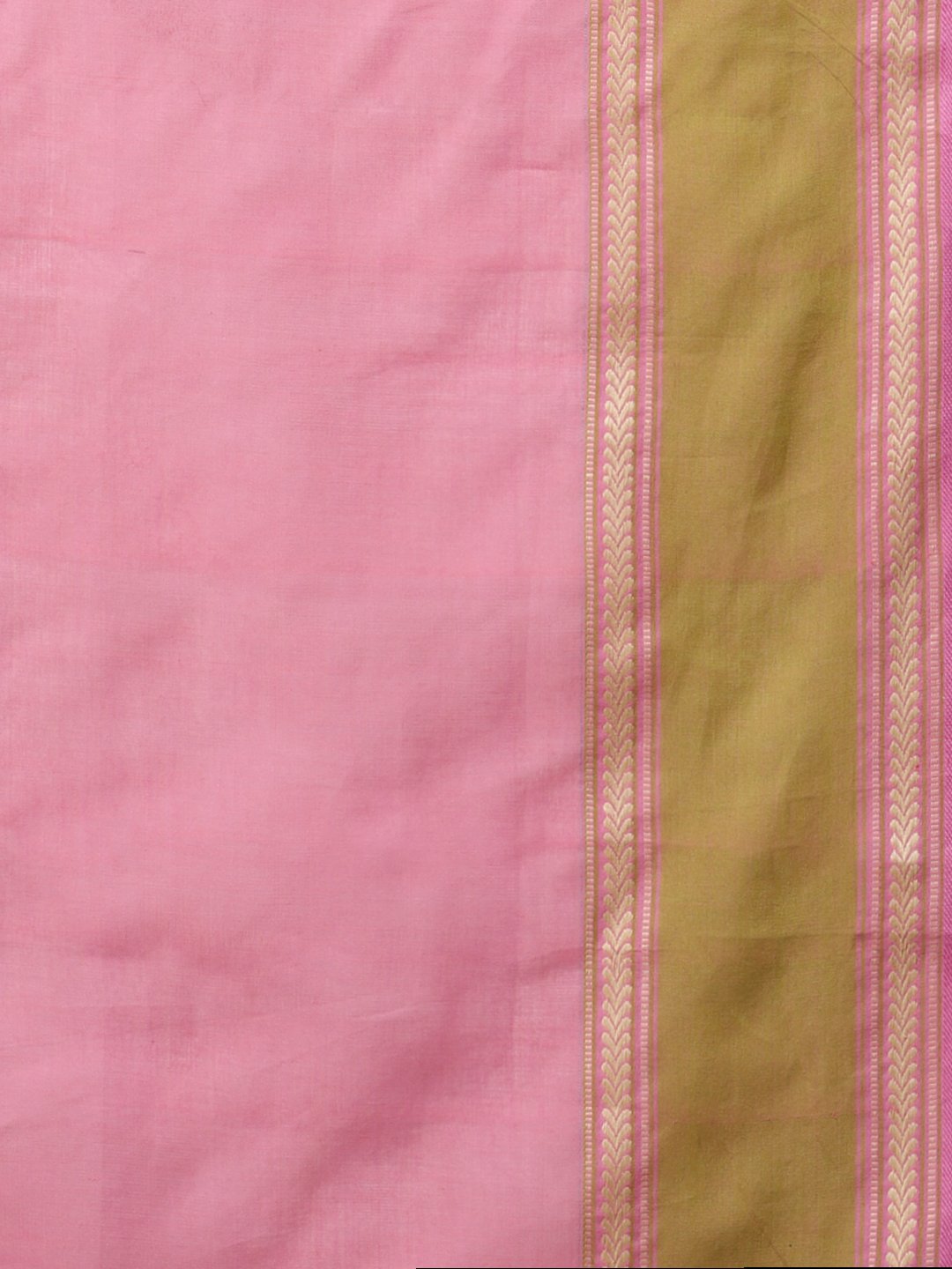 Pink bengal handloom cotton saree