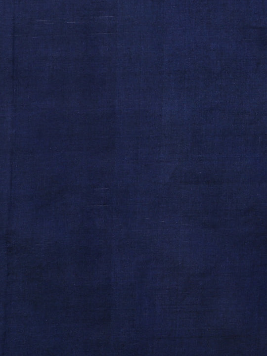 Blue green ikat handloom cotton saree