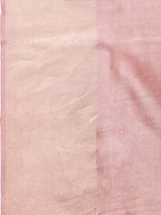 Bronze handloom tussar silk saree