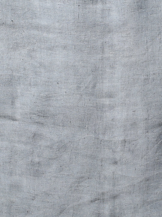 Grey jamdani linen handloom saree