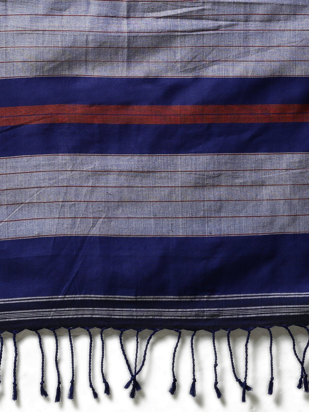 Ilkal orange handloom cotton saree