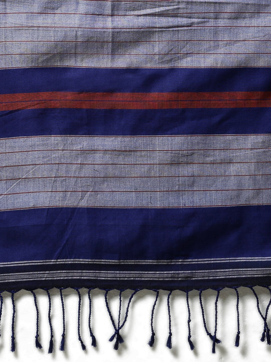 Ilkal orange handloom cotton saree