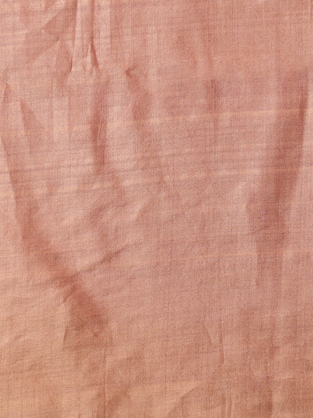 Mauve pink handloom tussar silk saree