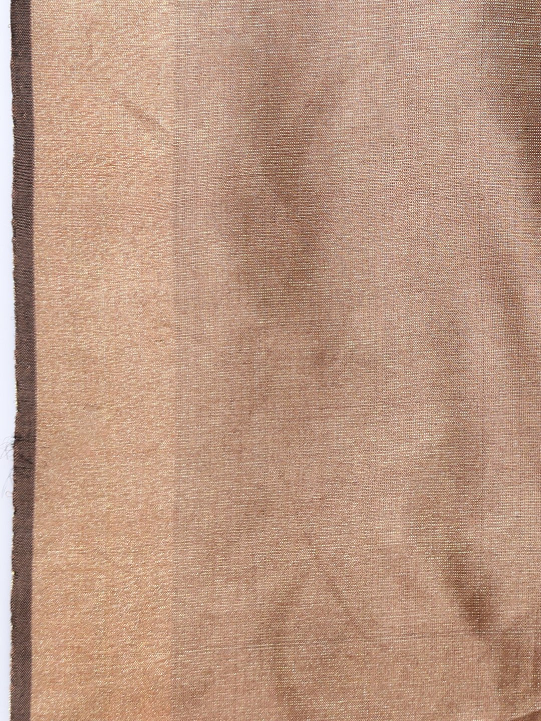 Light brown handloom tussar silk saree