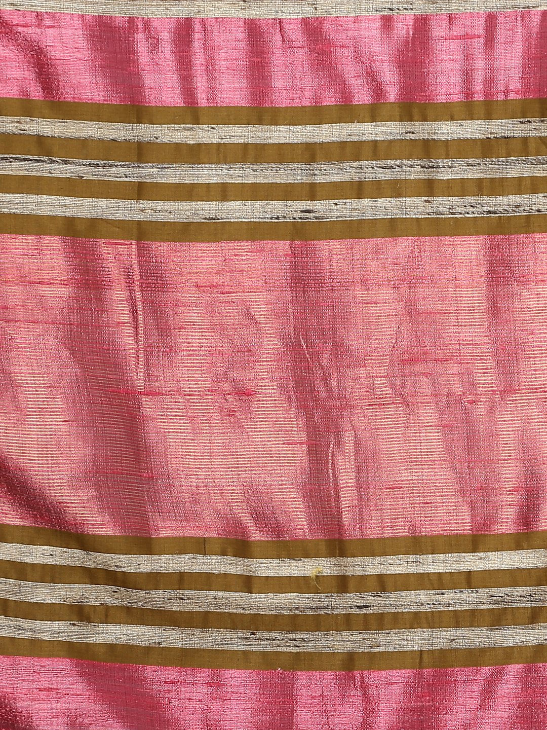Pink tussar silk saree