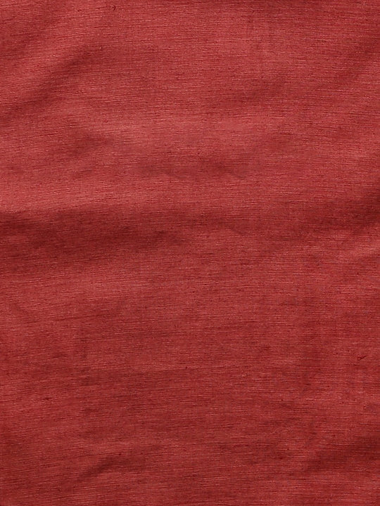 Brown tussar silk handloom saree
