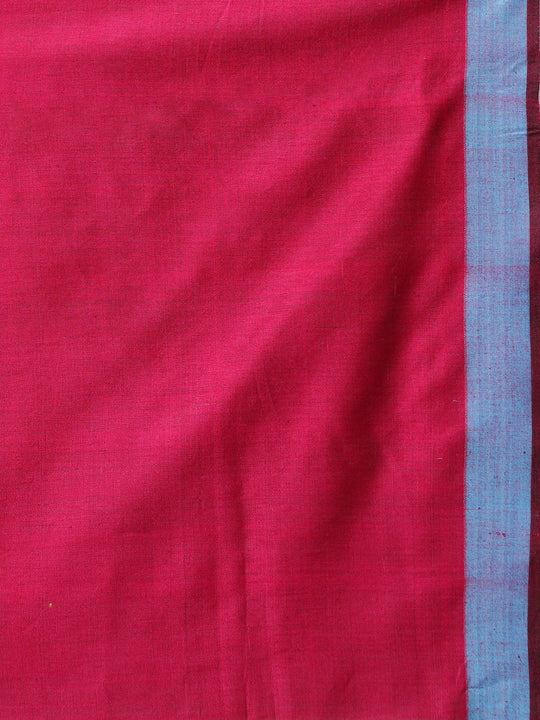 Brown Handloom Tussar Silk Saree