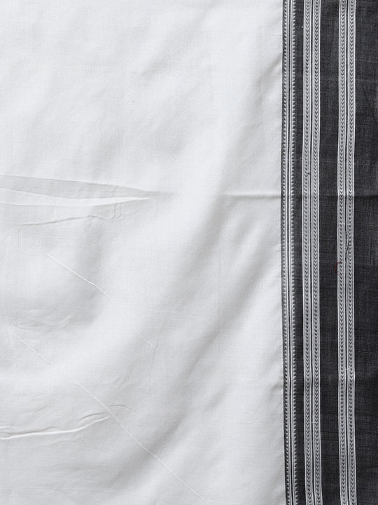 Grey ilkal handloom cotton saree
