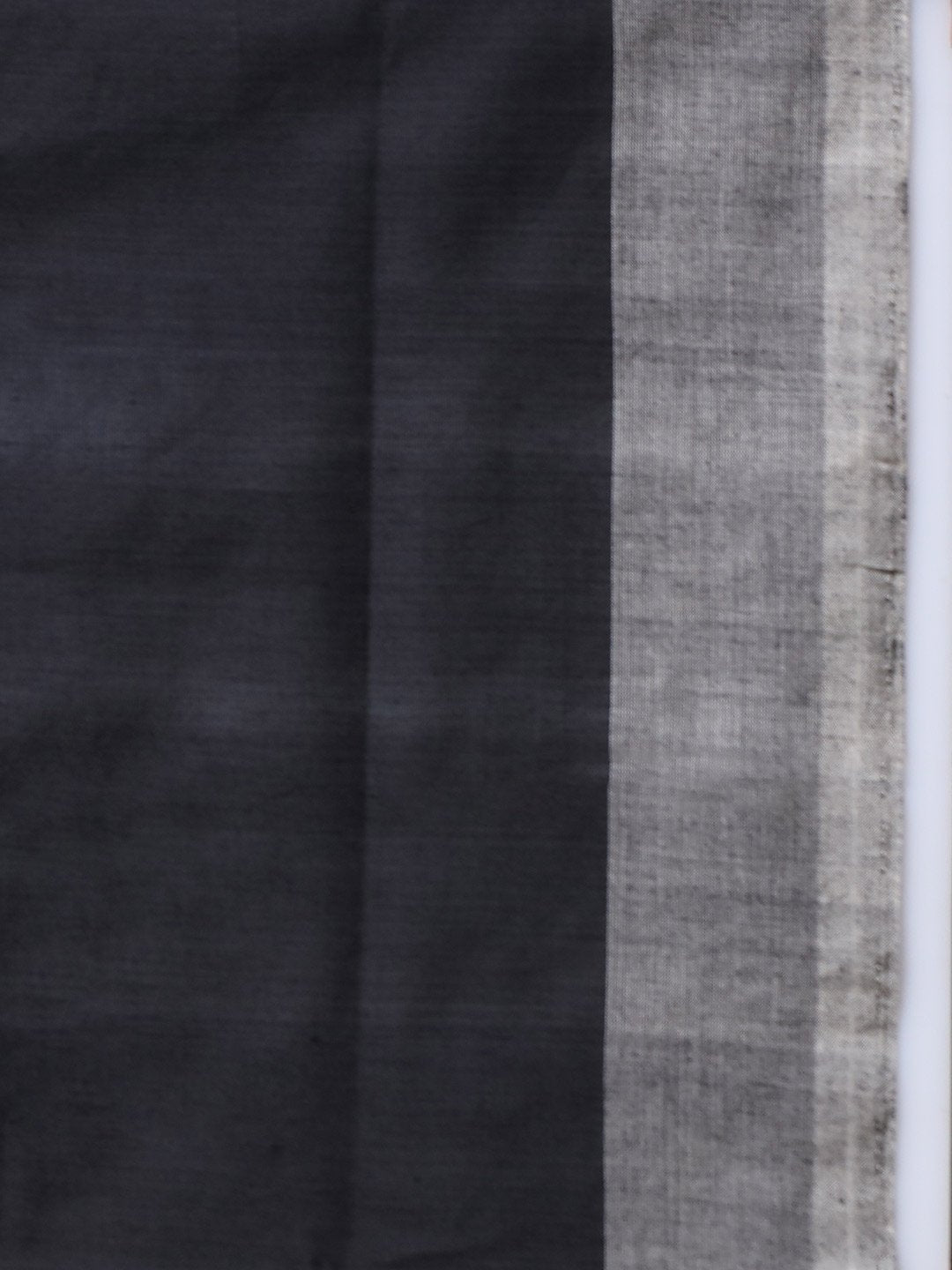 Pochampally ikat black handloom cotton saree
