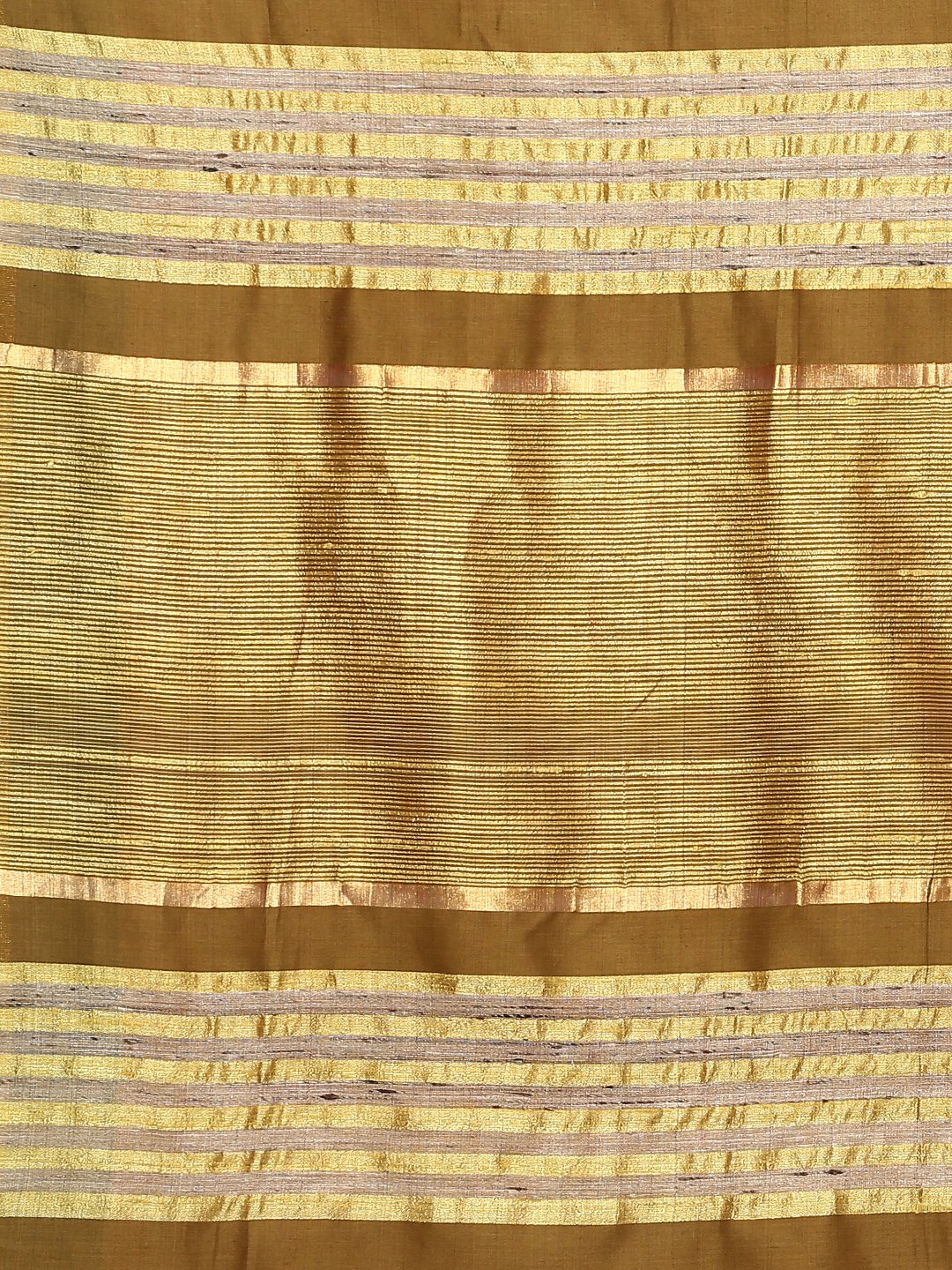 Golden tussar silk saree
