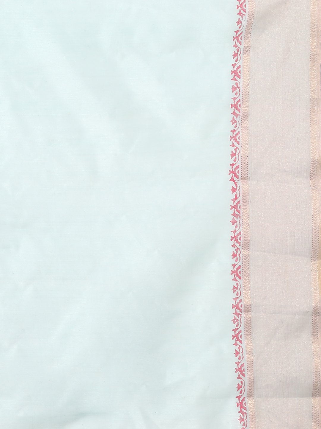 Light pink silk cotton printed maheshwari saree
