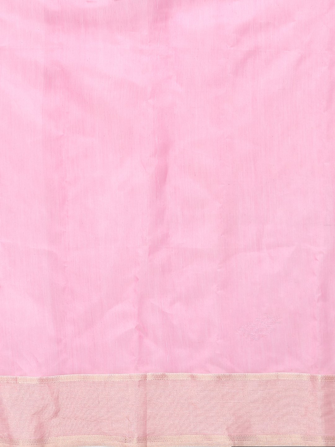 White & pink silk cotton printed maheswari saree