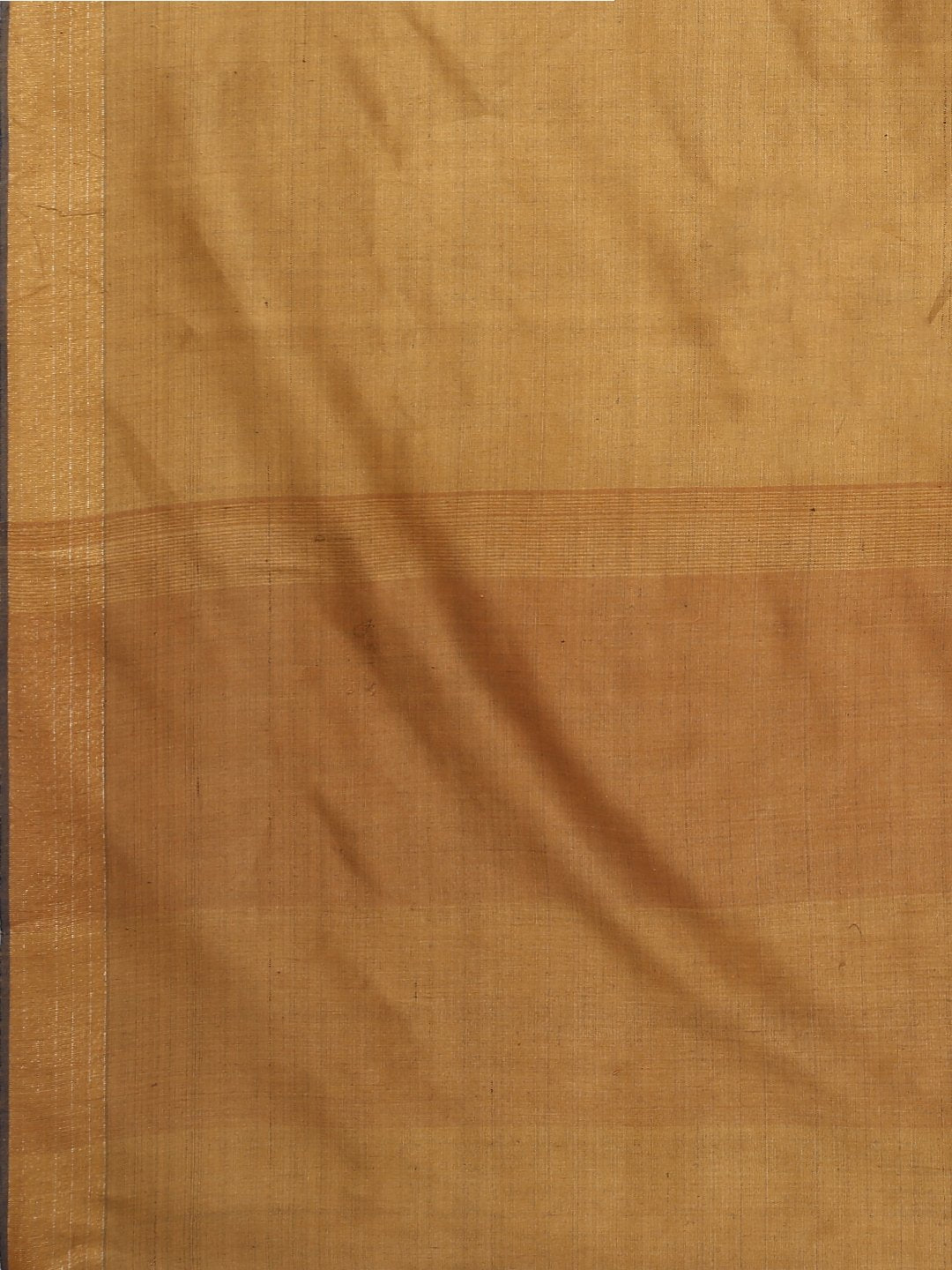 Coffee brown tussar silk saree