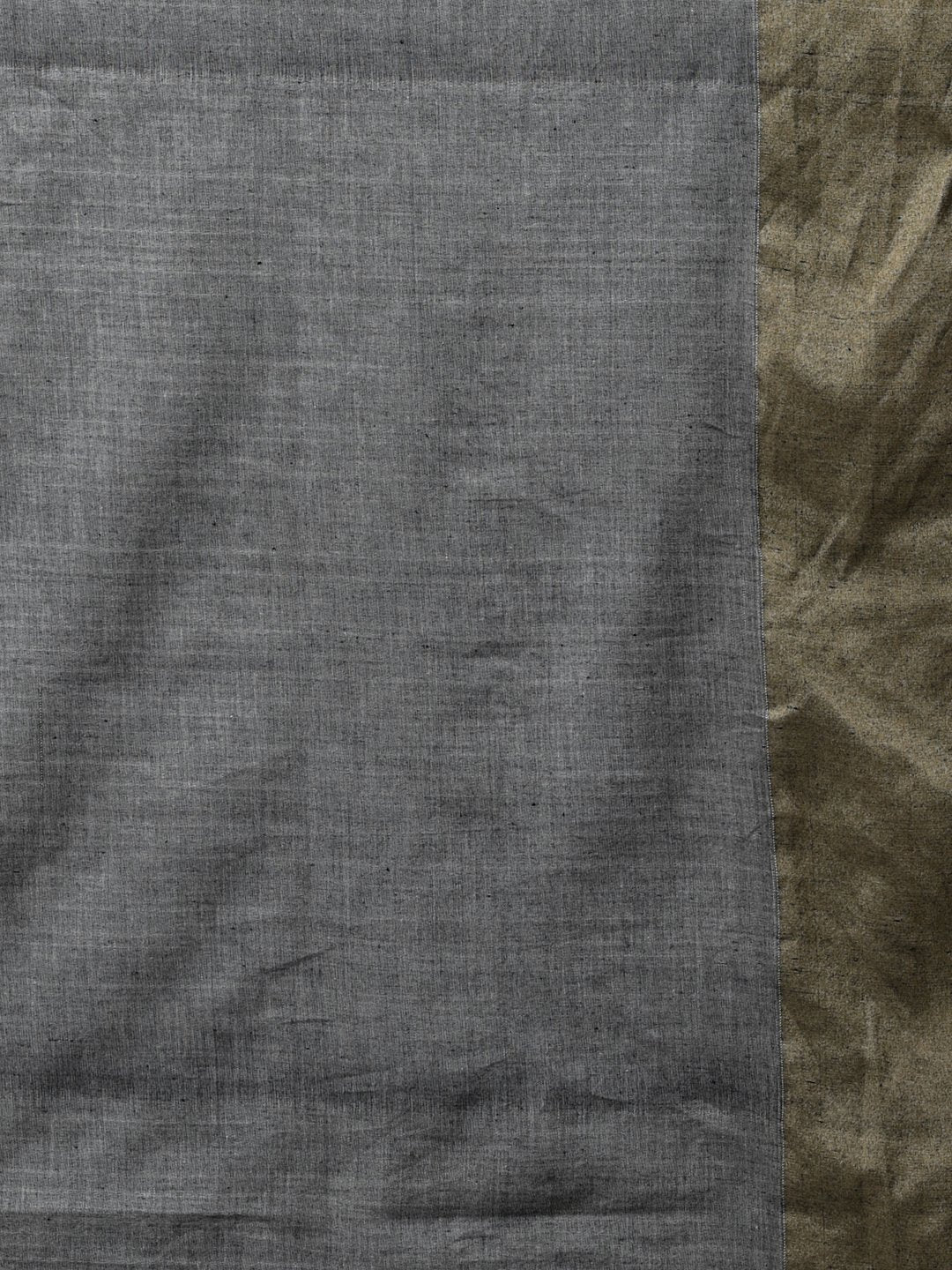 Grey jamdani bengal handloom cotton saree
