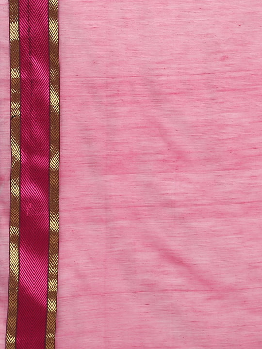 White silk cotton maheshwari saree