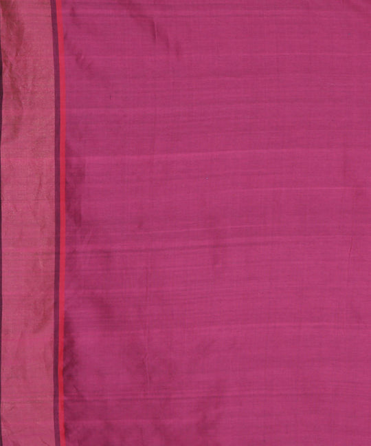 Deep blue handwoven tussar silk saree