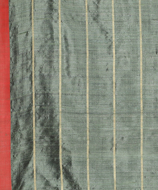 Copper brown handwoven tussar silk saree