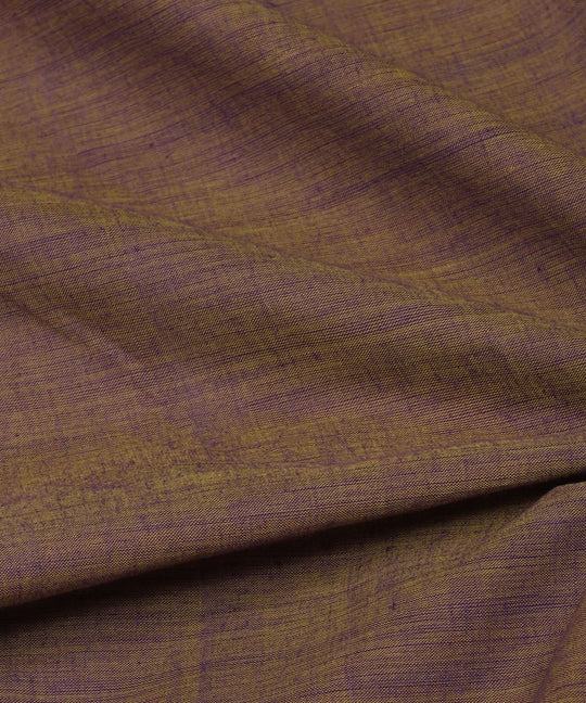 0.7m mauve handloom cotton fabric