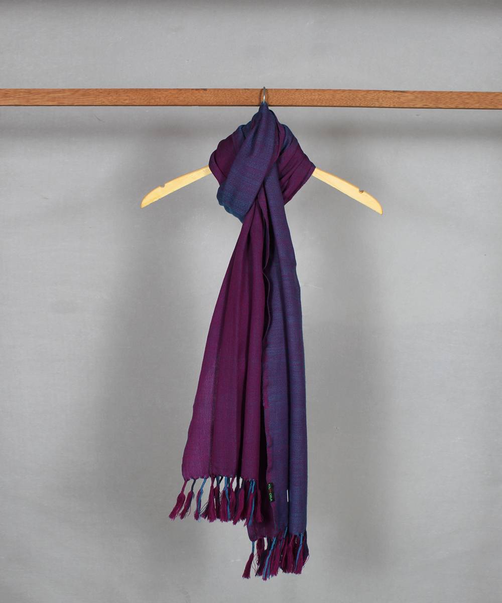 Lavender handloom woolen stole