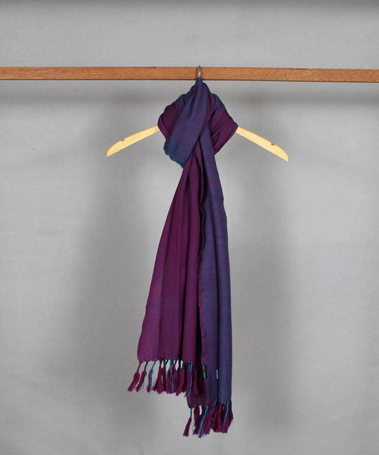 Lavender handloom woolen stole