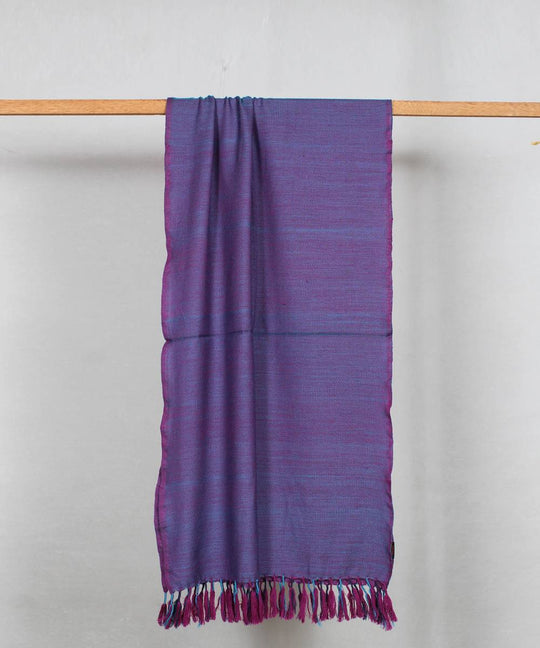 Lavender handloom woolen stole