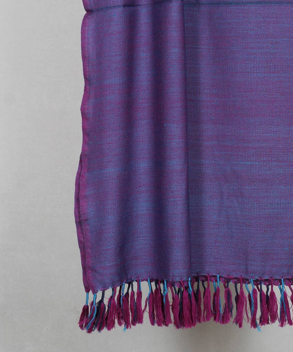 Lavender handloom woolen stole