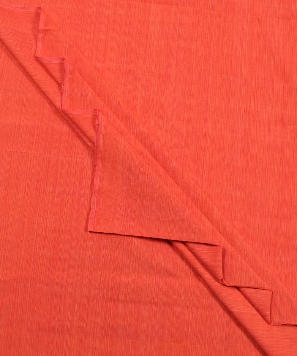 2.5m Pink handwoven cotton stripes mangalgiri kurta material