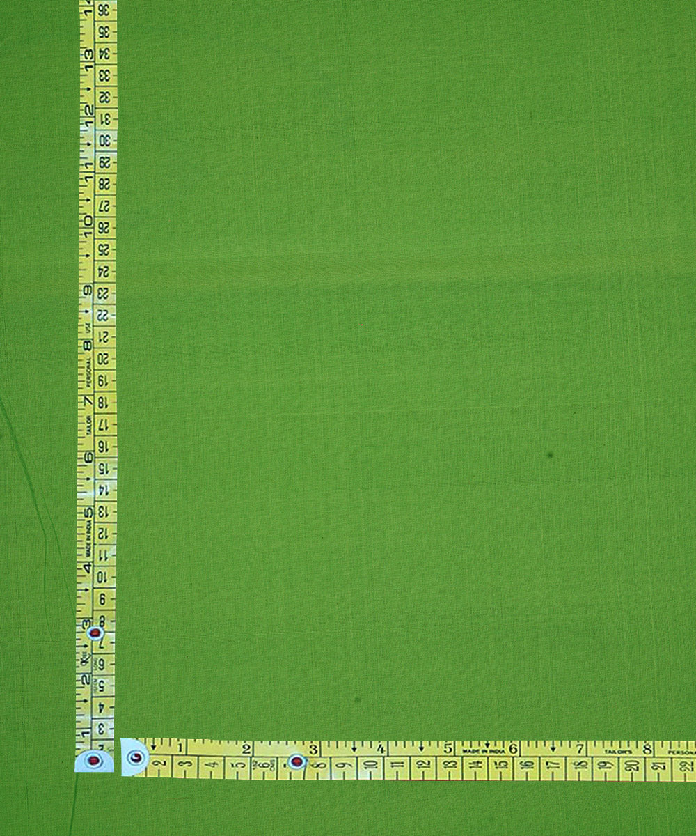 3m Green handwoven cotton mangalgiri kurta material