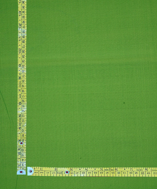 3m Green handwoven cotton mangalgiri kurta material