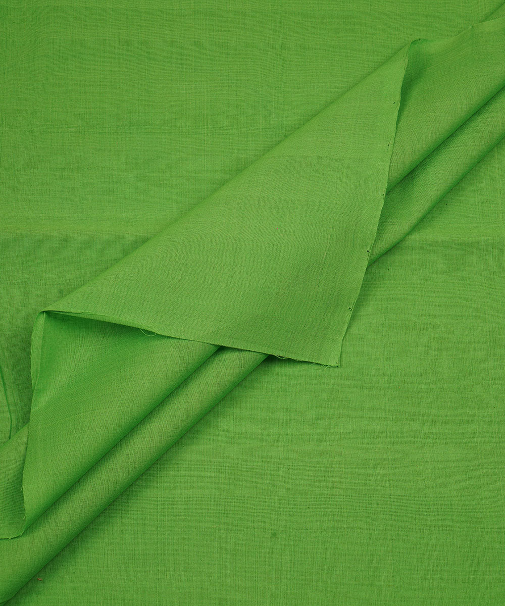 3m Green handwoven cotton mangalgiri kurta material
