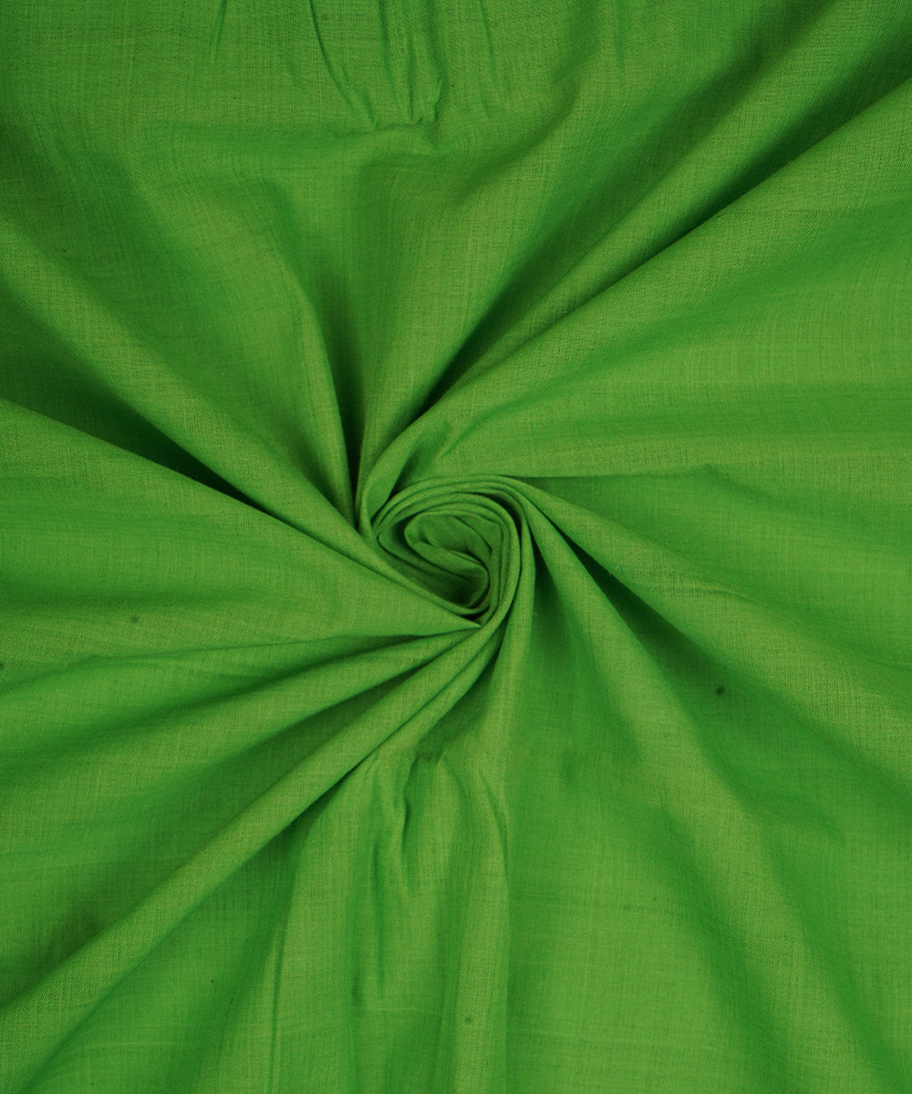 3m Green handwoven cotton mangalgiri kurta material