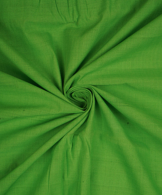 3m Green handwoven cotton mangalgiri kurta material