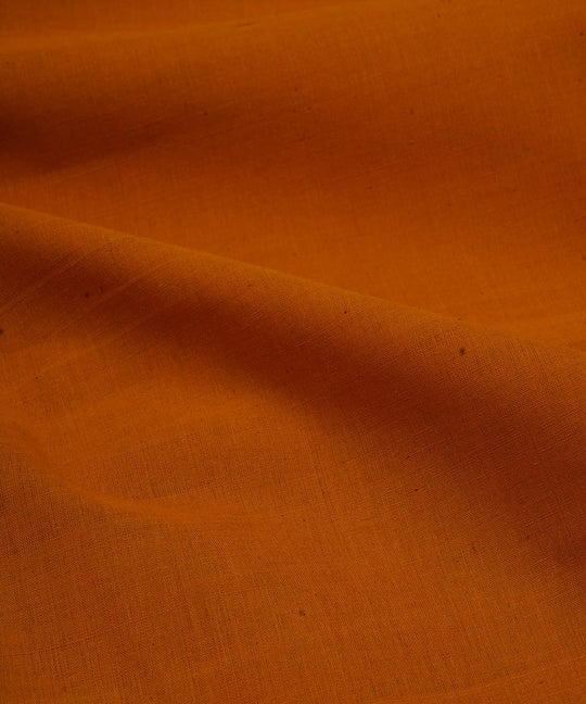 Mustard handwoven cotton mangalgiri fabric