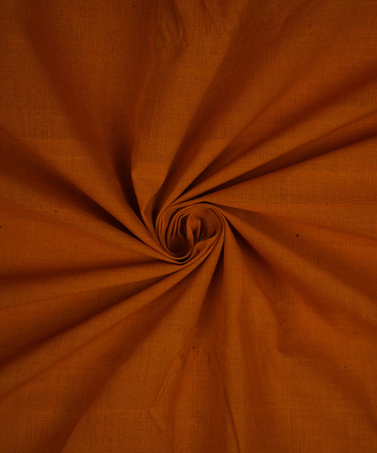 Mustard handwoven cotton mangalgiri fabric