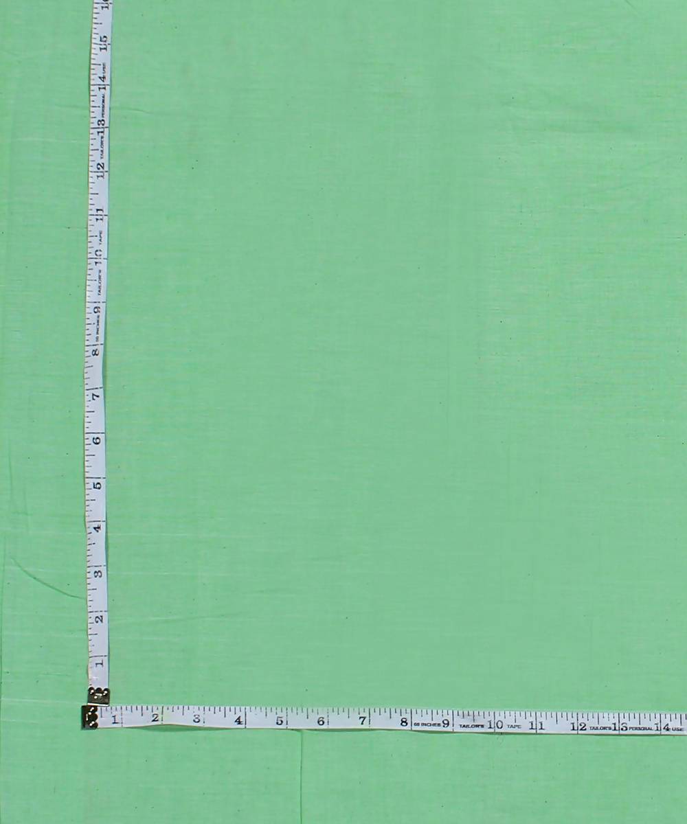 aqua beige handwoven cotton fabric