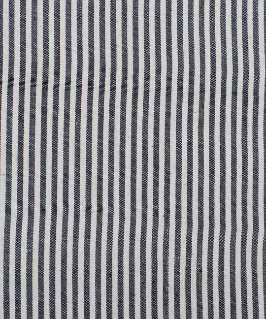 handloom black white handspun cotton fabric