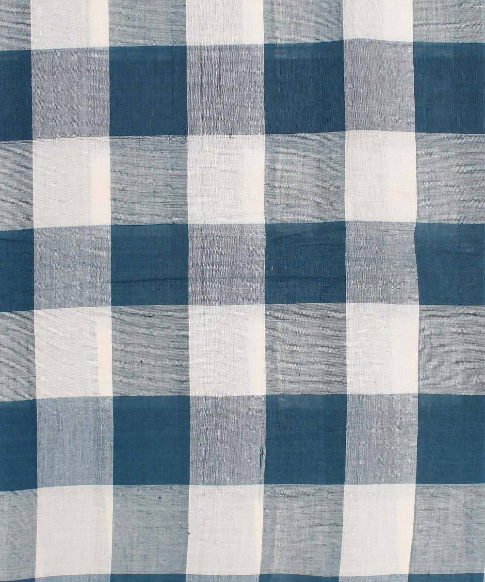 0.4m Multicolor Handwoven Cotton Fabric