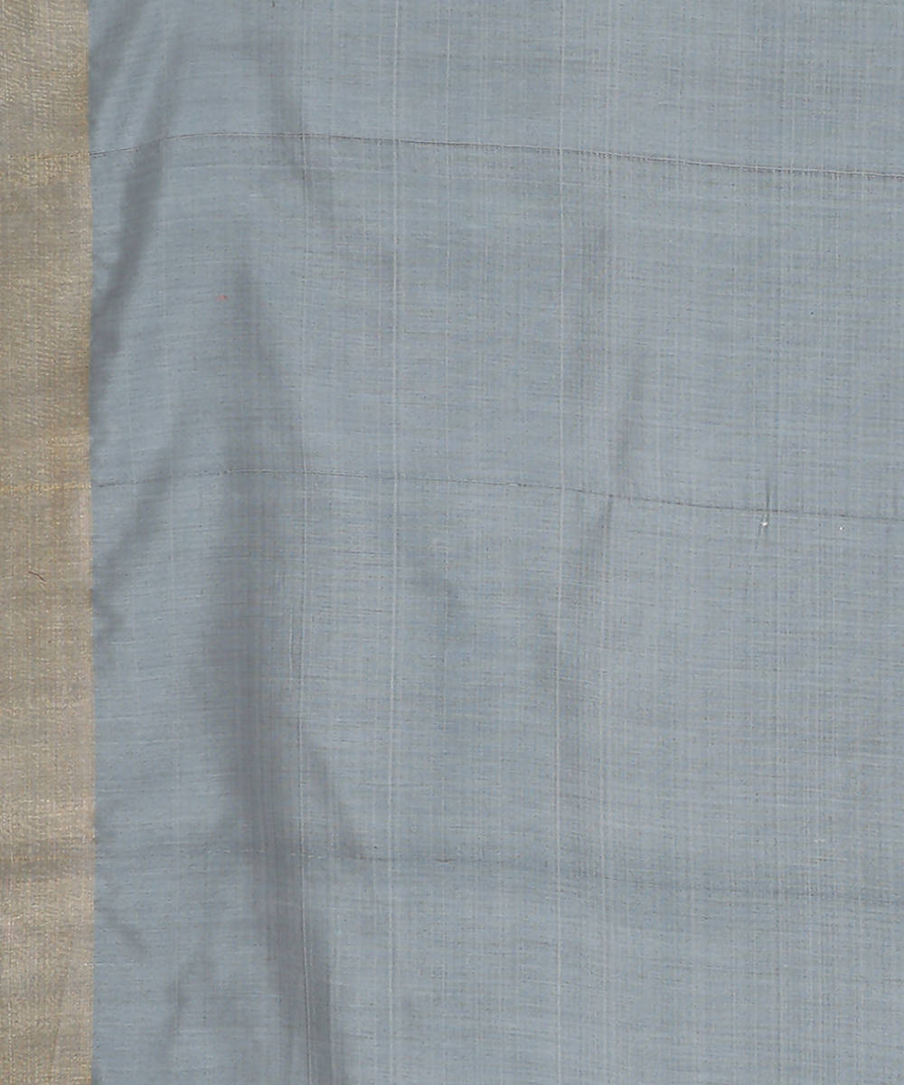 Light pink handwoven tussar silk saree