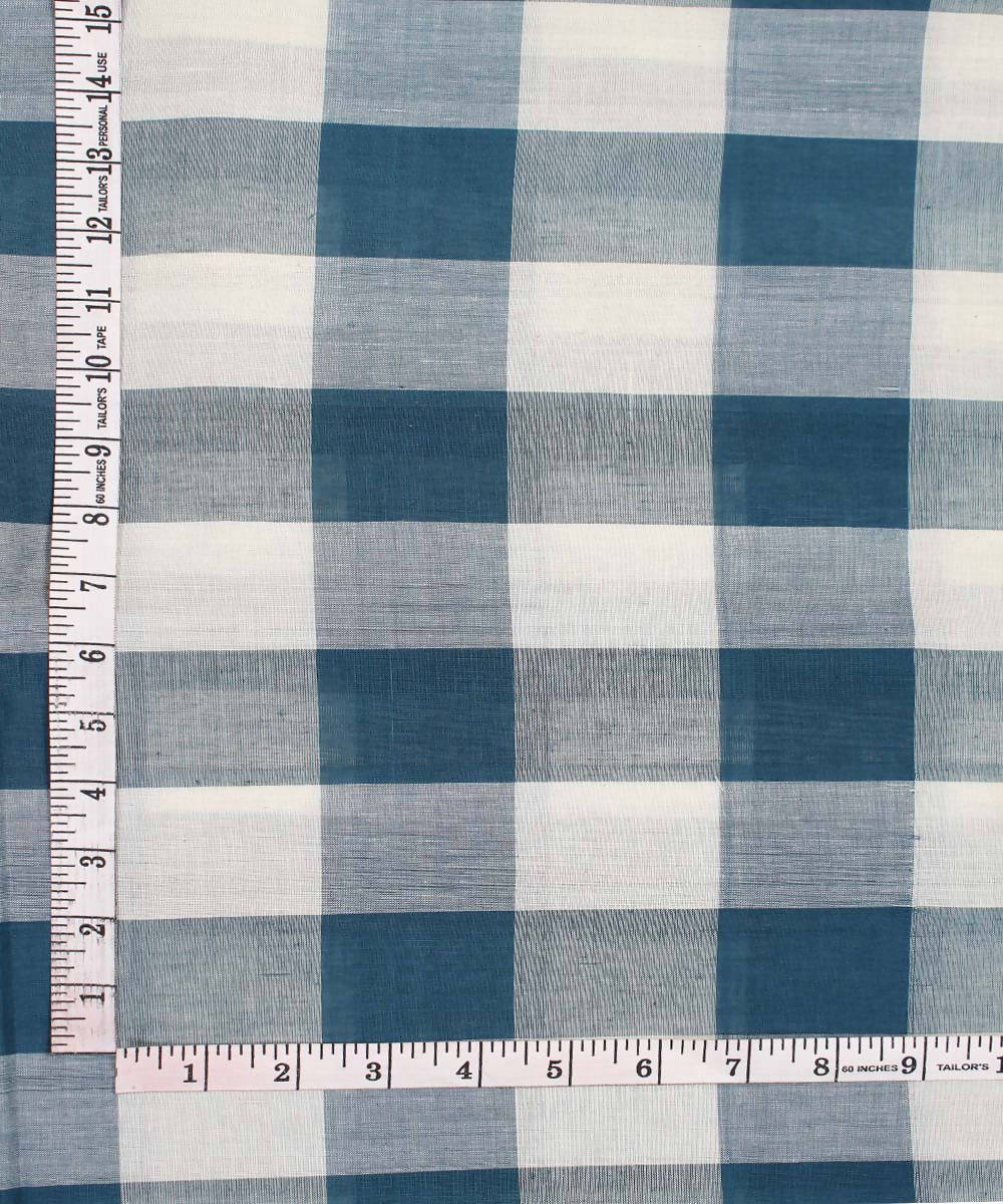 0.4m Multicolor Handwoven Cotton Fabric