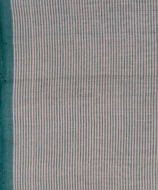 0.8m green mangalagiri handwoven cotton fabric