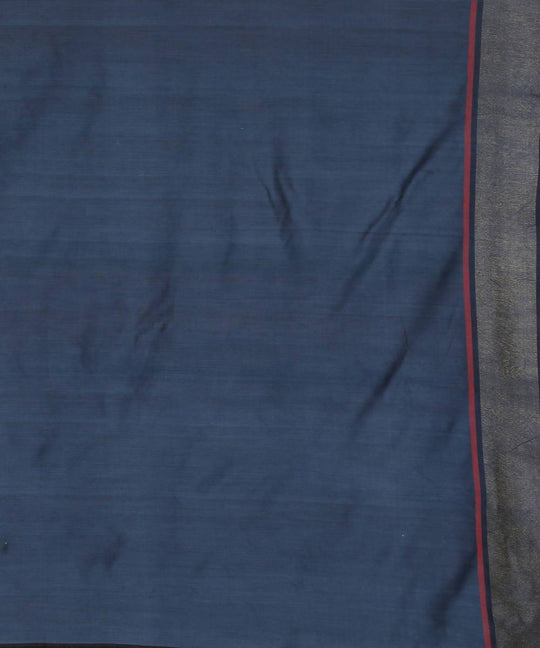 Yellow handwoven tussar silk saree