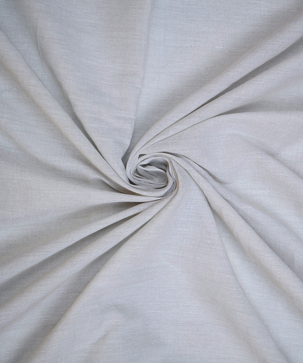 Grey handloom bengal cotton border design jamdani fabric