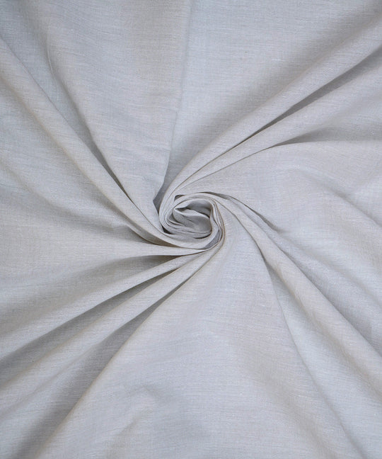 Grey handloom bengal cotton border design jamdani fabric
