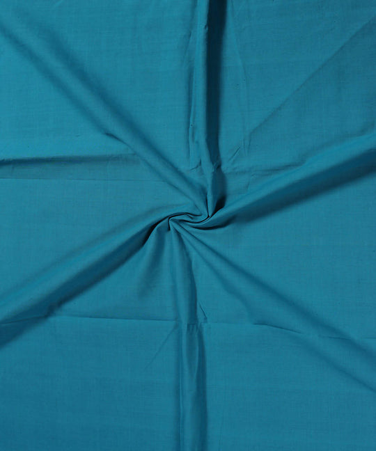 3m Teal blue handwoven cotton mangalagiri kurta material