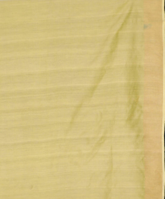 Golden handwoven tussar silk saree