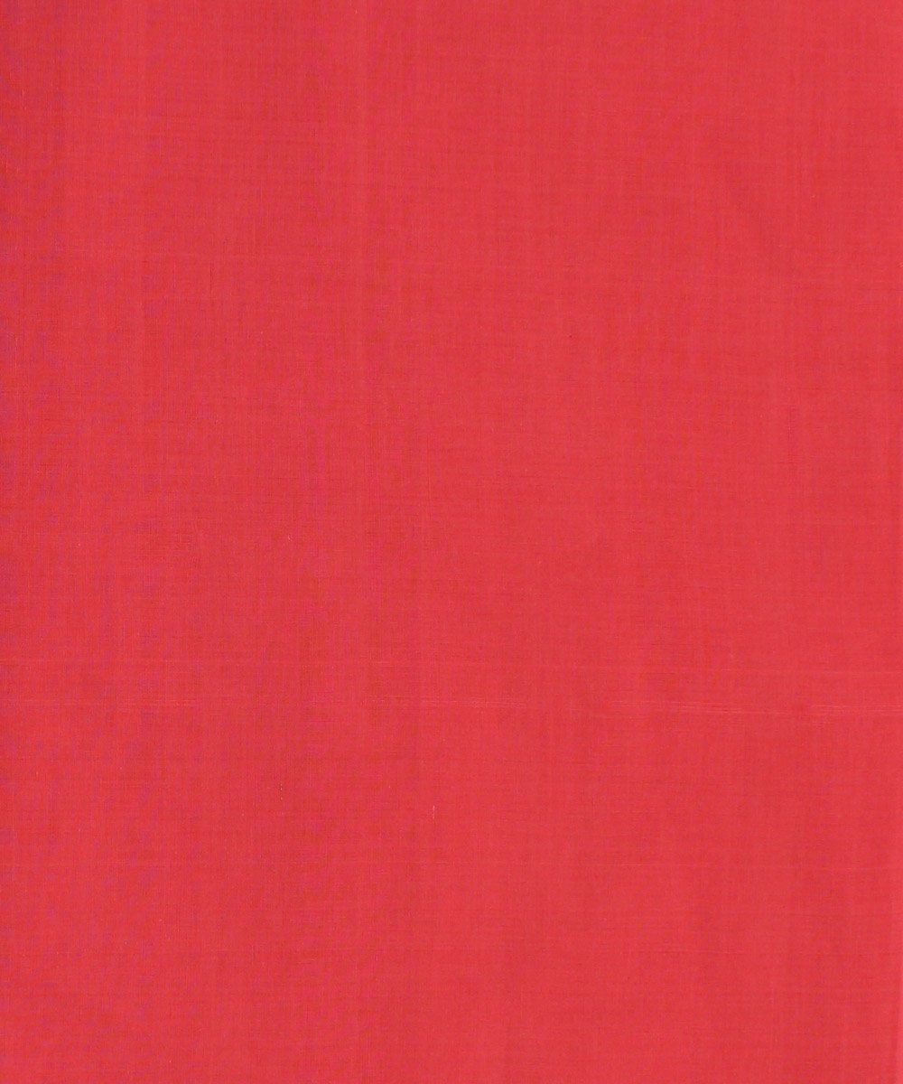 0.74m pink mangalagiri handwoven cotton fabric