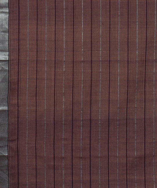 Beige handwoven cotton mangalagiri saree